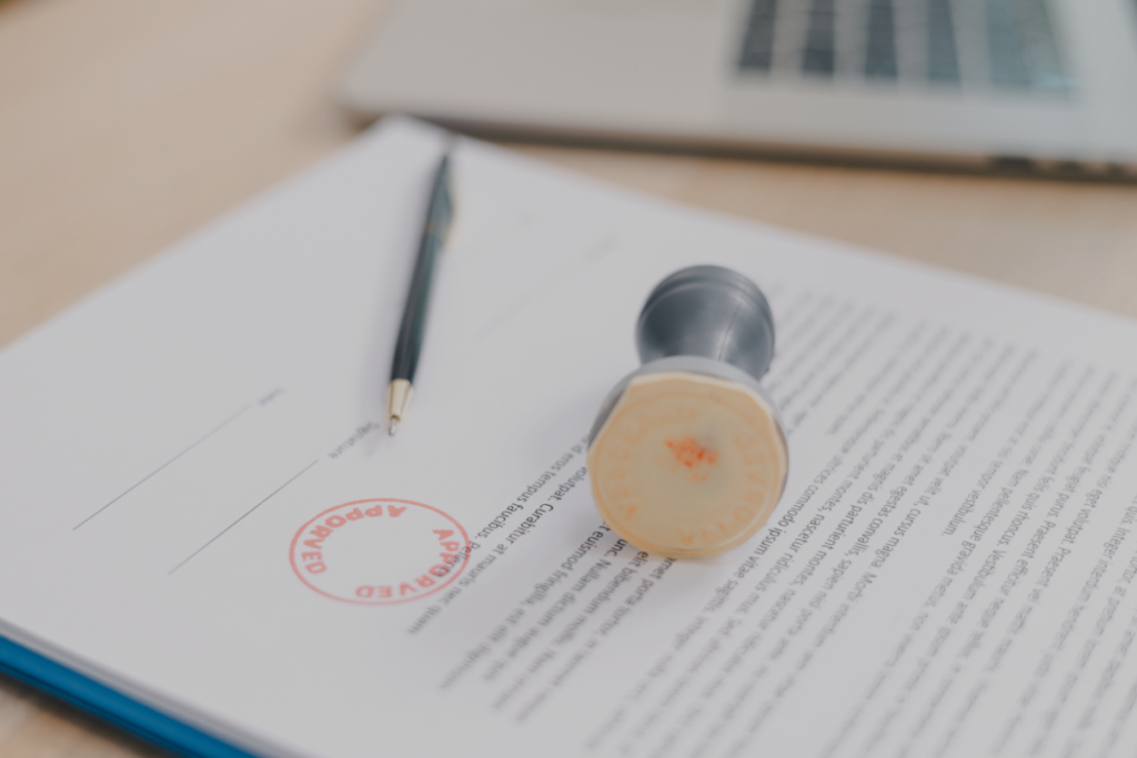 Approved tax document in Spain representing Modelo 210 filing and property tax compliance